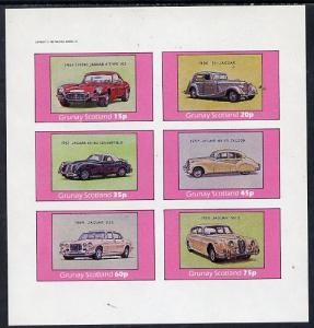 Grunay 1982 Jaguar Cars (E-Type, XJ6, Mk 2 etc) imperf se...