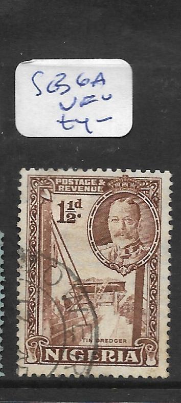 NIGERIA  (PP1701B) KGV  1 1/2D SG 36A  VFU