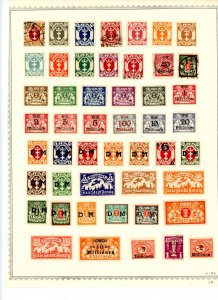 Small Danzig Collection Mostly Mint Hinged, Mostly Fine, Mostly 1920's