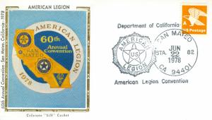 American Legion Cover - 60th Annual Convention - San Mateo, California
