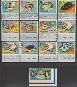 AITUTAKI 1978/9 SG O1/16 USED