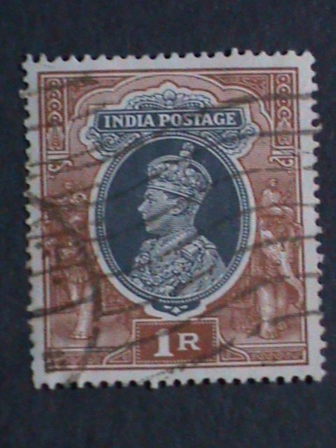 ​INDIA- 1937 SC#162 85 YEARS OLD STAMP-KING GEORGE VI USED VERY FINE-