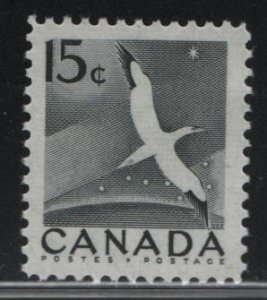 CANADA, 343, MNH, 1954-61, Gannet