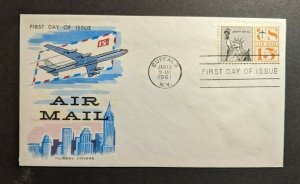 1961 Airmail Fluegel Cachet FDC Cover Buffalo NY