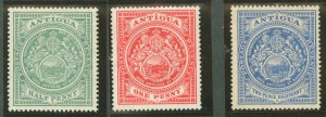 Antigua #31-32/34 Unused Single