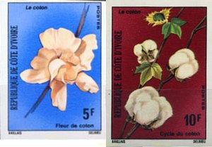 13514 MNH COSTA DE MARFIL 1975 EL ALGODON