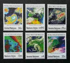 United Nation 25th Anniversary Of World Weather Watch 1989 Climate (stamp) MNH