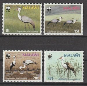 MALAWI 1987/88 WWF SG 759/62 MNH