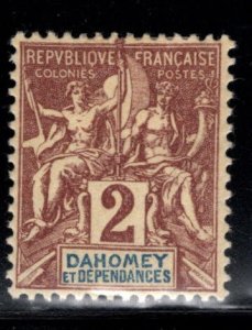 Dahomey Scott 2 MH* stamp