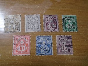 Switzerland  #  69-76  used