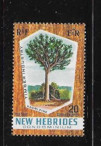 New Hebrides British 1969 Tree Kauri Pine Sc 132 MNH A3367