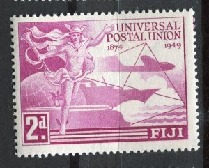 FIJI; 1949 early UPU Anniversary issue Mint hinged 2d. value