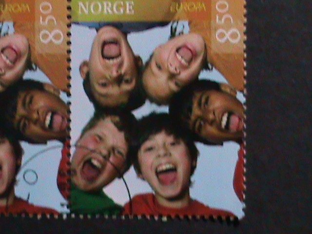 NOWAY-2006  SC#1488-EUROPA STAMPS-5 CHILDRENS- CTO PAIRS-WE SHIP TO WORLDWIDE