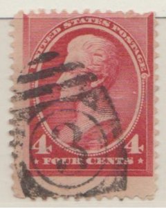 U.S. Scott #215 Jackson Stamp - Used Set of 3 Numerical Cancels