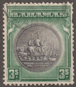 Bahamas stamp, Scott#91,  used, hinged,  #B-7