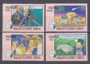 1986 Uganda 470-473 Halley's Comet 8,00 €