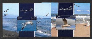 ST.KITTS 2015 SEAGULLS M/S MNH