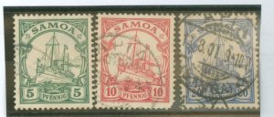 Samoa (Western Samoa) #58-60 Used Single