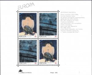 Portugal Azores 1993 EUROPA issue Scott 414-5 ART of Antonio Dacasta XF/NH/(**)