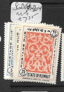 KUWAIT  (P0805B)  POSTAGE DUE SG D199-204  MOG