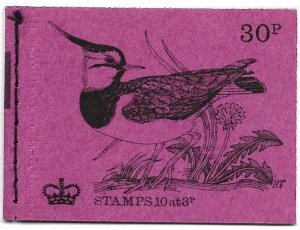 DQ58 1971 Year of British Stamps  30p Stitched Booklet - complete