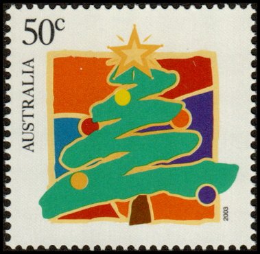 Australia 2183 - Mint-NH - 50c Christmas Tree (2003) (cv $1.00)