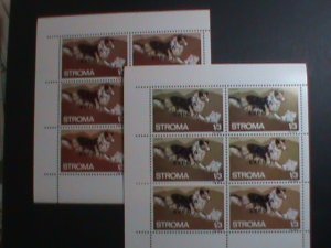 ​STROMA ISLAND-1970 -ERROR- BROWN COLOR MISSING-OSAKA EXPO'70 JAPAN MNH- SHEET