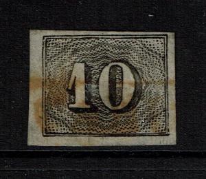 Brazil SC# 21, Used, Shallow Center Thin - Lot 070417