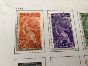 Vatican City 1935  used stamps  A18940