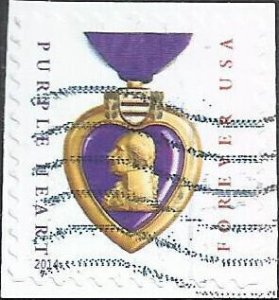 # 4704b USED PURPLE HEART AND RIBBON