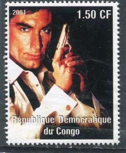 Congo 2001 TIMOTHY DALTON James Bond 1 value Perforated Mint (NH)