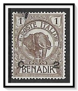 Italian Somaliland #10 Elephant Surcharged Used