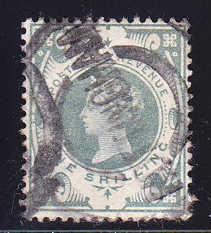 Great Britain 1887 QV 1sh.green Jubilee VF/Used(o)