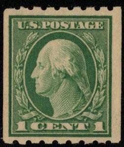 US #410 VF/XF mint never hinged, nicely centered within large margins, paste ...