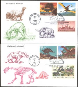 #2422-25 Dinosaurs Combo KMC FDC Set