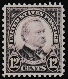 U.S. Scott # 693, 1931, 12¢, PSE Cert, VF-XF 85, Mint, OGnh, Brown Violet