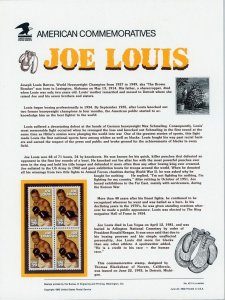 USPS - American Commemorative Panel 1993 - #CP421 - Joe Louis #2766 - Mint