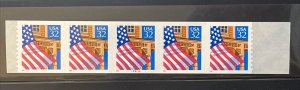 US PNC5 32c Flag Over Porch Stamp Sc# 2915A Plate 13311A MNH