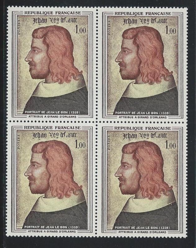 FRANCE SC# 1084 B/4 FVF/MNH 1964