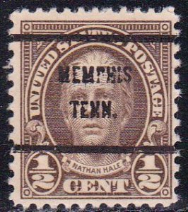 Precancel - Memphis, TN PSS 653-61 - Bureau Issue