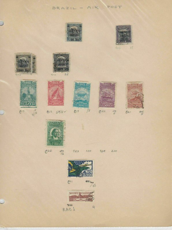 Brazil Air Post Stamps Ref: R6345