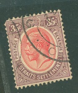 Straits Settlements #197 Used Single