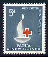 PAPUA NEW GUINEA - 1963 - Red Cross - Perf Single Stamp - Mint Never Hinged