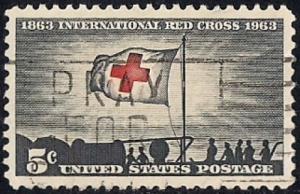 1239 5 cent International Red Cross XF used