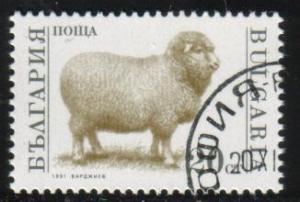 Sheep, Bulgaria stamp SC#3581 used