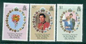Solomon Is 1981 Charles & Diana Wedding MUH Lot45172