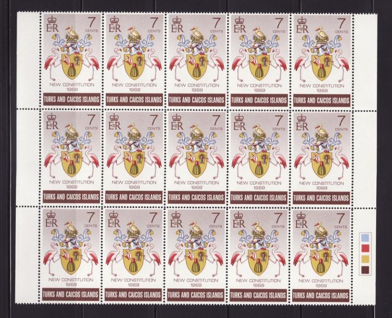 Turks and Caicos Islands 200 Wholesale MNH Coats of Arms