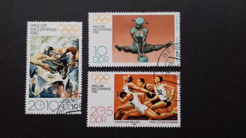 DDR 1980 Olympic Games - Moscow, USSR Used