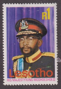 Lesotho 208 King Moshoeshoe II 1976