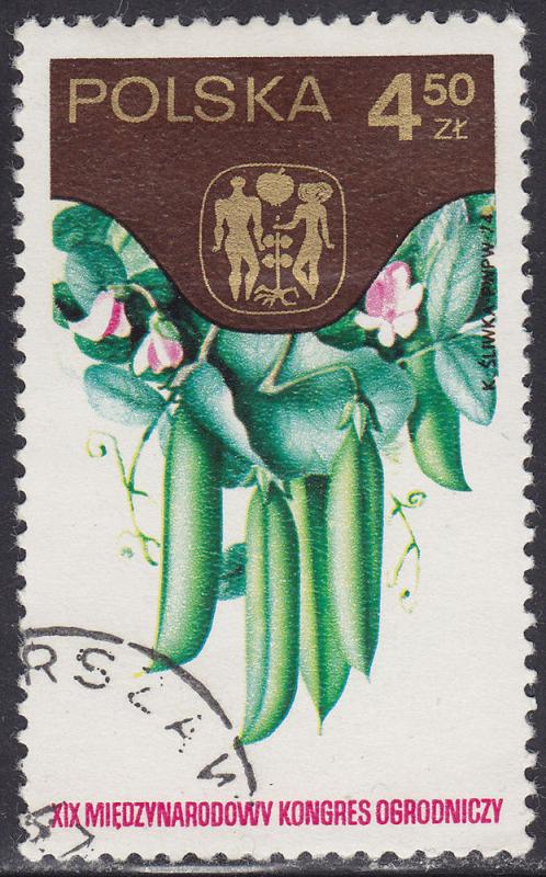 Poland 2054 Peas & Congress Emblem 4.50zł 1974